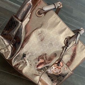Rose Gold Michael Kors Bag